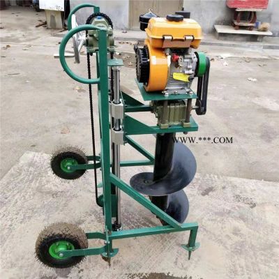 荒地植树挖坑机 启航立柱多用打孔机 小型汽油手推打洞机