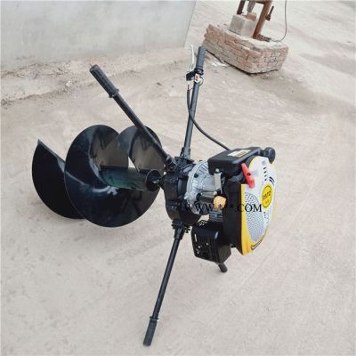 汽油挖坑机 植树钻坑机 手推支架挖坑机