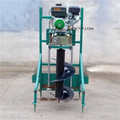 手提式汽油挖坑机拖拉机带的高效植树挖坑机打孔机