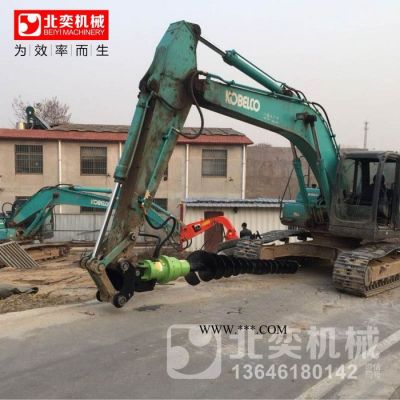 电杆挖坑机 电杆挖坑机厂家 电线杆打眼立杆机 螺旋桩 打桩机 挖掘机液压钻机