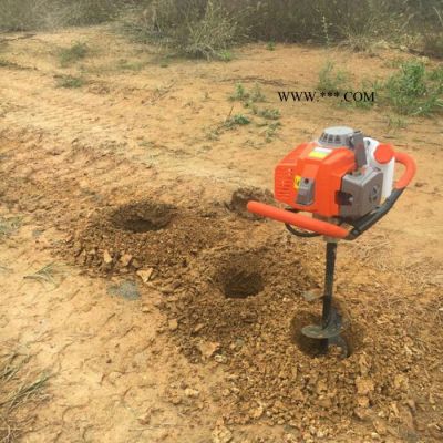 海南植树造林挖坑机 山地硬土质钻孔机汽油钻眼机型号