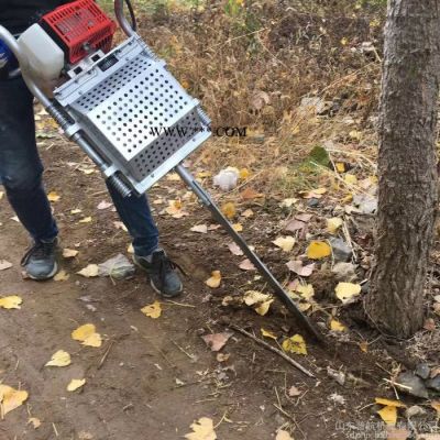 普航链条式汽油挖树机 树木断根移苗机图片 带土球挖树机起树机批发