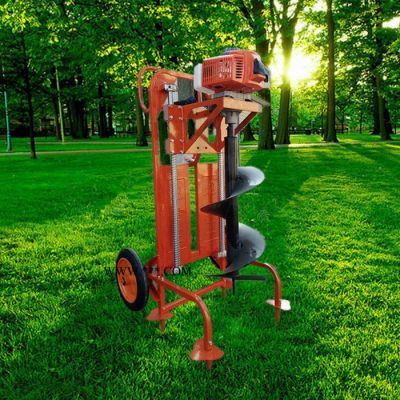 厂家直供手提式挖坑机 启硕牌便携式汽油挖树机 手持汽油植树挖坑机