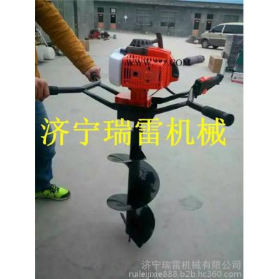 合肥栽树机 硬性土质植树栽树挖坑机大棚立柱挖坑机家用植树挖坑机便携式树苗打坑机