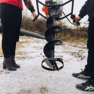 百姓喜爱手推式挖坑机 启航植树打眼机品牌 新款挖树坑机