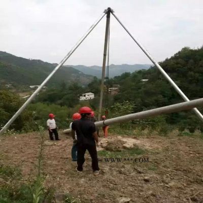 【嘉鹏】 立杆挖坑机 挖掘机立杆 铝合金立杆机