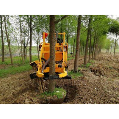 三普挖树机器 带土球挖树机器 链条式挖树机