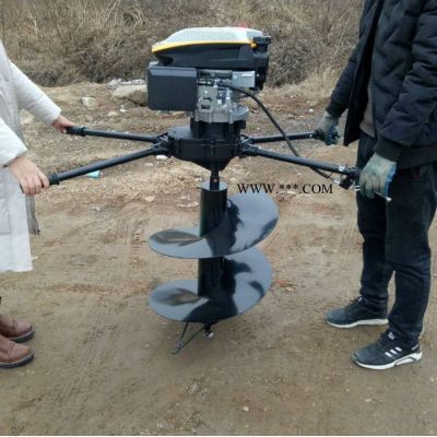 手推式挖坑机 植树挖坑机螺旋汽油挖坑机