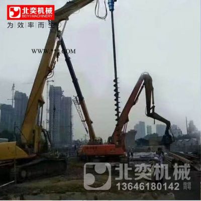 电杆挖坑机价格 挖掘机挖坑机 光伏工程打桩机 打桩机钻孔机 房建基础钻孔机器