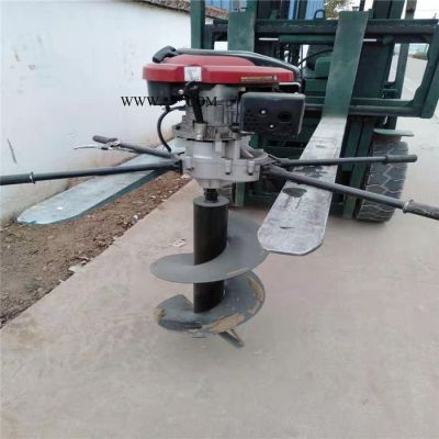 启硕花木种树挖坑机 荒山植树钻坑用挖坑机 汽油打眼机 大功率四冲程挖坑机