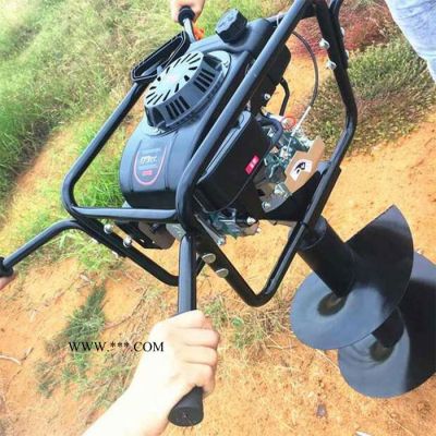 大马力拖拉机挖坑机小型手提式挖坑机启航植树打洞机