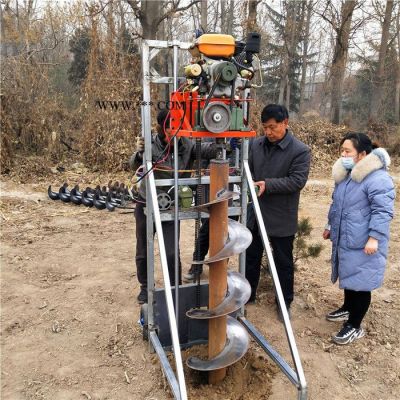 电线杆挖坑机购买技巧 电杆挖洞机方便易上手