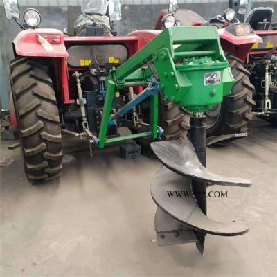 启航悬挂式挖坑机 手推小直径挖坑机 手推独轮打坑机