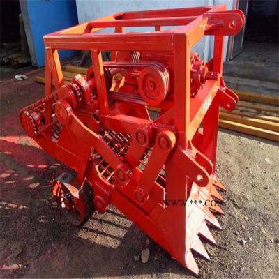 万轮** 药材收获机 晃筛震动式不同宽幅药材挖掘机 抖土干净收药机 拖拉机挖坑机地下根茎药材挖药机