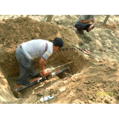 禹通非开挖液压顶管机厂家水泥管顶管机 挖坑机 螺旋打桩机自动行走水钻钻机,自来水水钻扩孔机