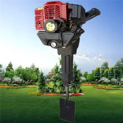 汽油种植打桩挖坑机 双人手提式挖坑机  手持式起树机