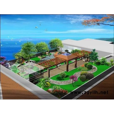 郑州蓝天屋顶绿化工作室专业设计楼顶花园绿化苗木种植维护 郑州屋顶绿化