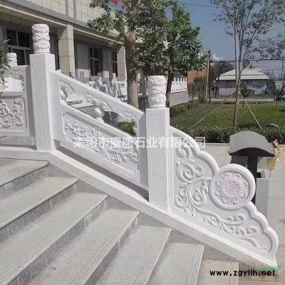 厂家直供汉白玉栏杆、园林景观雕塑、板材