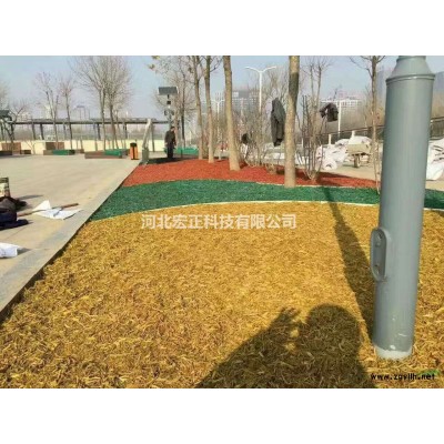 厂家直销园林花镜景观用彩色有机覆盖物，色彩*量大