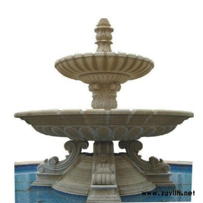 花岗岩石雕喷泉 公园喷水池石雕 喷水池石雕 加工设计石雕