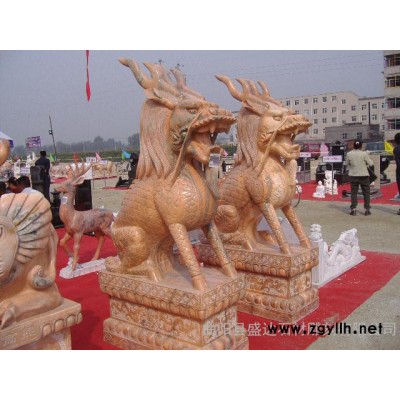 招财貔貅 动物石雕 园林石雕 园林雕刻 动物雕塑 石雕招财神兽 石雕神兽 仿古