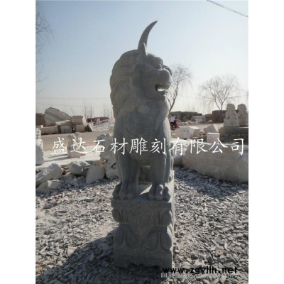 **仿古独角兽 石雕独角兽 仿古神兽 石雕神兽 盛达石雕 镇宅神兽 仿古动物石雕 仿古动物雕 仿古镇宅石雕 避邪石雕