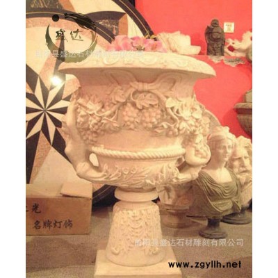 专业 石雕花盆     欧式石雕 石雕摆件    仿古石雕  石雕厂家