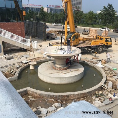 福建定制大型石雕喷水池 广场石雕 别墅石雕喷泉雕刻