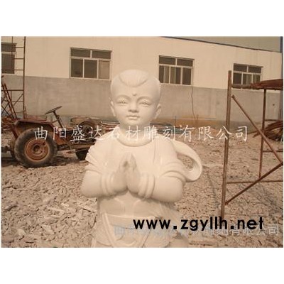 批发石雕观音童子 观音童子 盛达石雕 观音工艺品 汉白玉送子观音 观世音 石雕观音像 观音雕像 汉白玉佛像 大理石观音