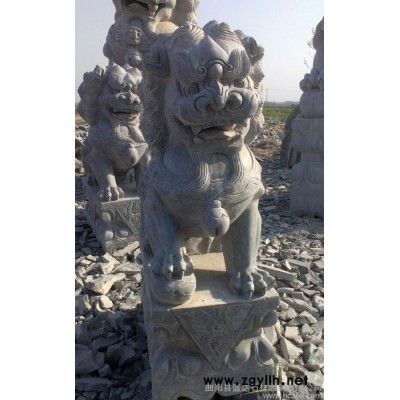 石雕青石狮子石雕狮子 镇宅看门石狮子 招财石狮子曲阳石雕狮子