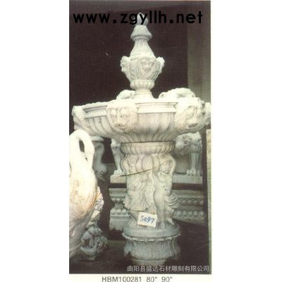景观雕塑 园林雕塑 园林石雕汉白玉壁泉 汉白玉喷泉 大理石喷泉 大理石壁泉 石雕壁泉 石雕喷泉 石材壁泉 石材喷泉