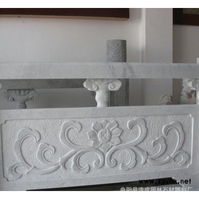 石雕汉白玉栏杆石雕栏杆 桥护栏 园林装鉓