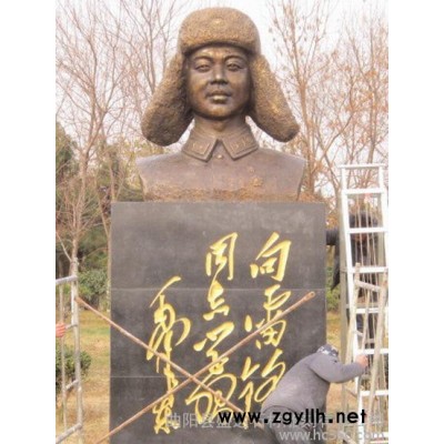 石雕人物胸像 玻璃钢仿铜人物胸像摆件 可定做 曲阳石雕