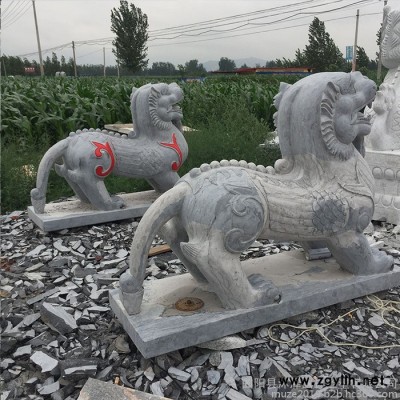 沐泽**石雕貔貅定制青石貔貅镇宅招财批发园林石雕动物