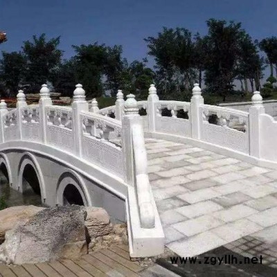 石雕汉白玉栏杆  石雕栏杆 桥护栏 园林装鉓   园林石材