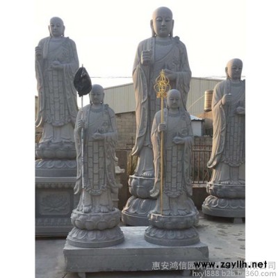 **大型石雕佛像定制 石雕地藏菩萨镀金宗教庙宇摆件