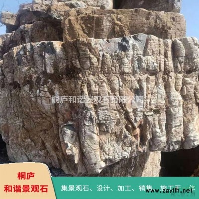 桐庐和谐景观石销售多规格鹅卵石水冲石