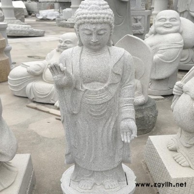石雕观音 花岗岩观音 石雕观音厂家做大理石观音佛像图片寺庙佛像