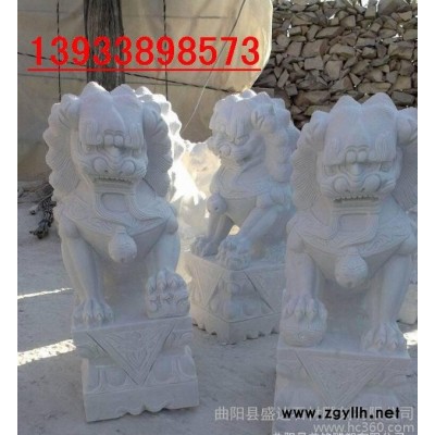 石雕青石狮子  招财石狮子  仿古  现代 **石雕狮子 曲