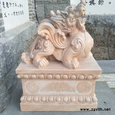 【永康园林雕塑】-石雕麒麟1