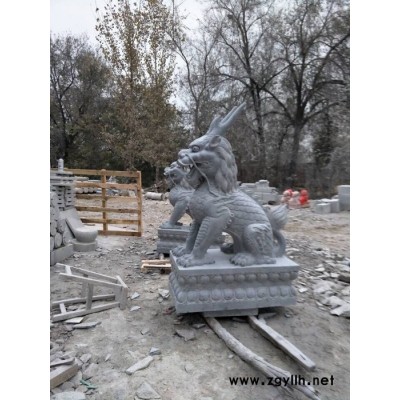 石雕青石麒麟8900