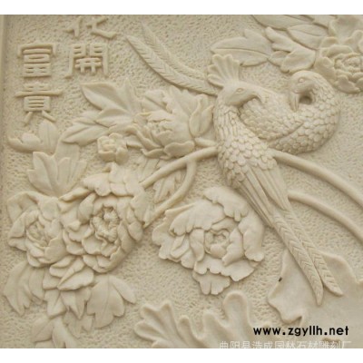曲阳石雕浮雕 浮雕设计 外墙浮雕 花草浮雕 精美浮雕