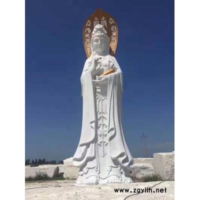 石雕观音像  汉白玉观音像  石雕汉白玉三面观音像  石雕汉白玉地藏王像
