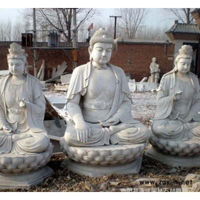 曲阳石雕人物汉白玉石雕观音佛像 佛教用品摆件观音工艺品