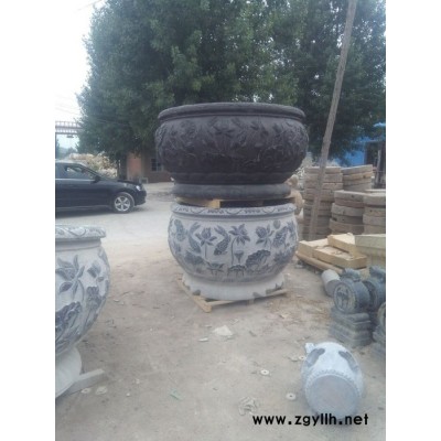 园林石材  曲阳石雕  青石鱼缸