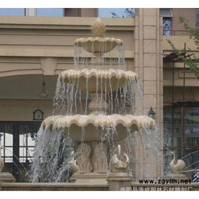 石雕喷泉 景观流水喷泉 现货销售 园林直喷