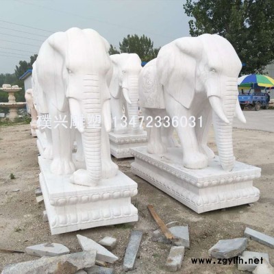 璞兴雕塑 石雕大象 大象雕塑 景观大象制作