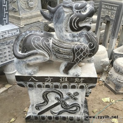 沐泽**石雕貔貅仿古石雕动物**貔貅门墩雕刻看门镇宅