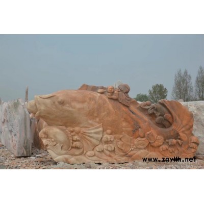 供应南阳景观石石雕 景观石雕塑 是造型艺术的一种