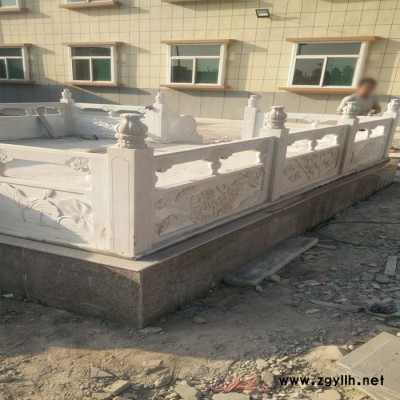 璞兴雕塑 石雕栏板石雕栏杆石栏板栏杆汉白玉浮雕栏板